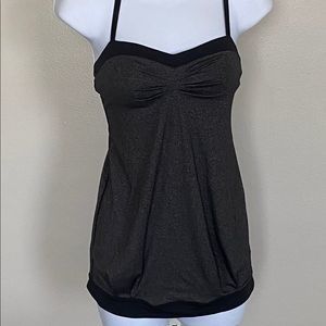 Lululemon Sz 4 Pure Focus Back Criss Cross Tank